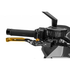 Maneta de frana fara adaptor PUIG 4.0 414ONO extendable folding gold/gold
