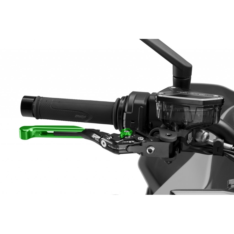 Maneta de frana fara adaptor PUIG 4.0 extendable folding green/green