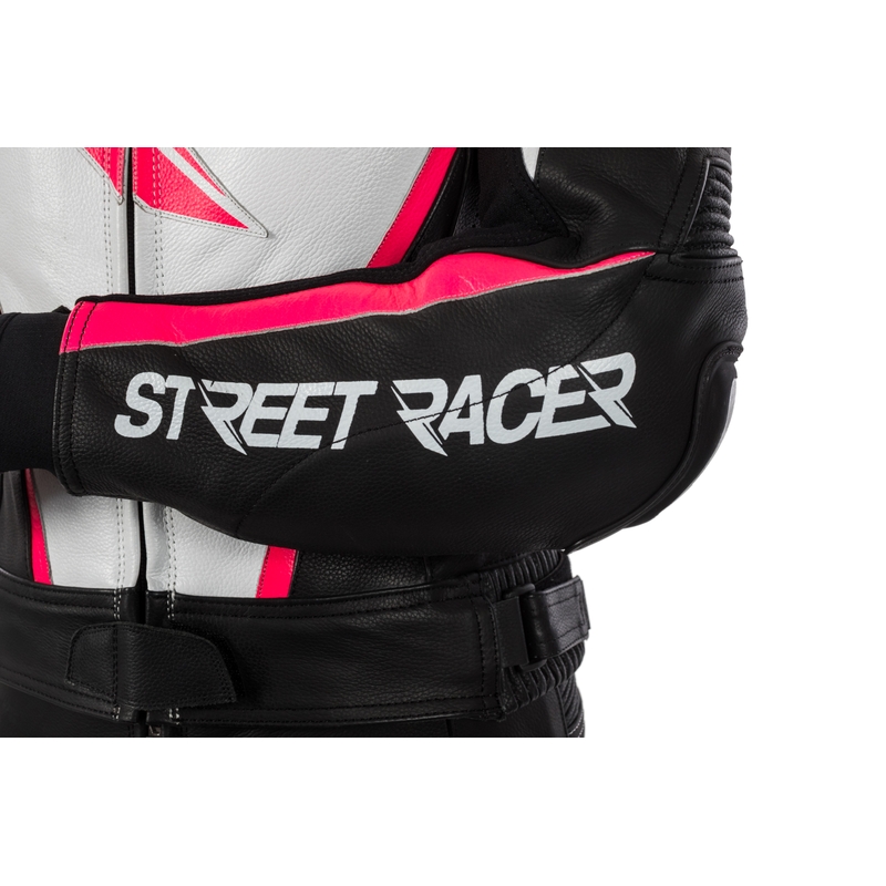 Salopeta pentru femei Street Racer Kiara black-white-fluo pink lichidare
