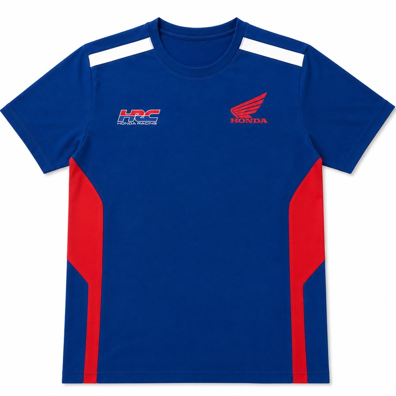 Tricou Honda Racing INSERȚII LATERALE BLUE ARROW albastru