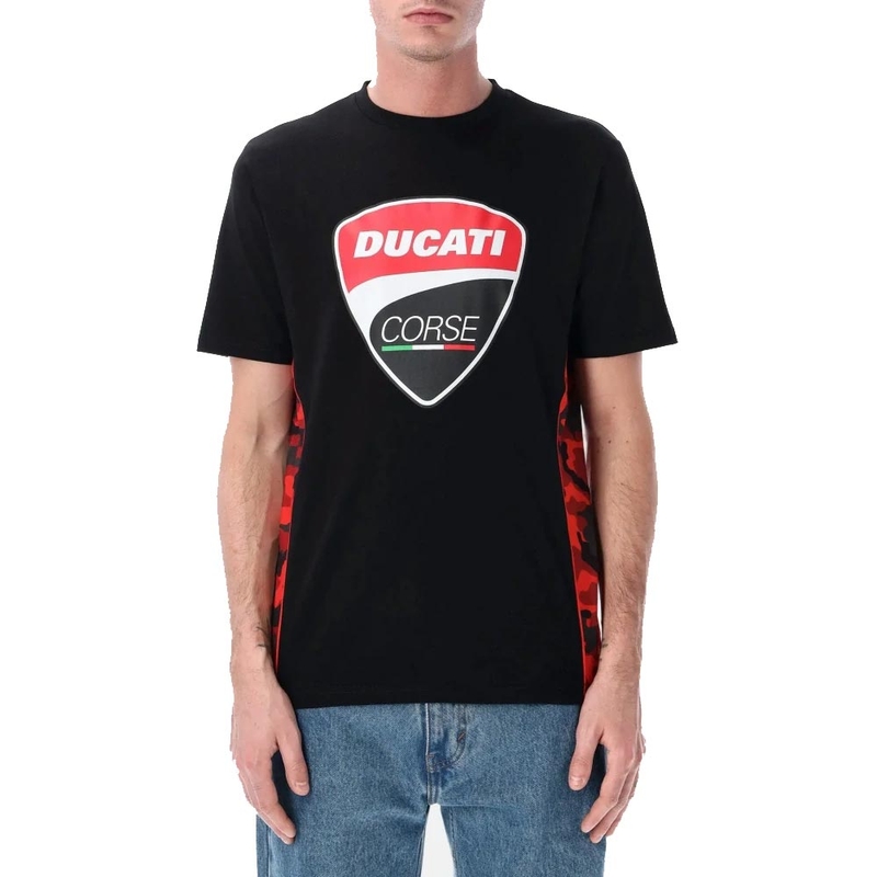 Tricou Ducati Corse CAMU DETAILS negru
