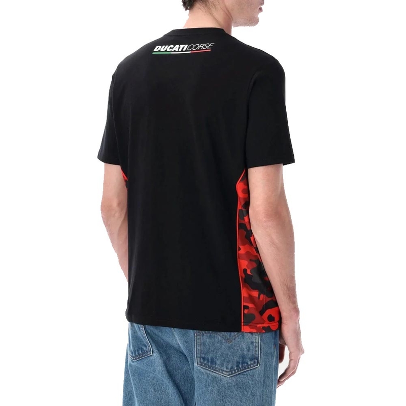 Tricou Ducati Corse CAMU DETAILS negru