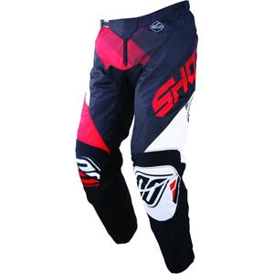 Pantaloni Motocross Shot DEVO Ultimate negru-roșu lichidare