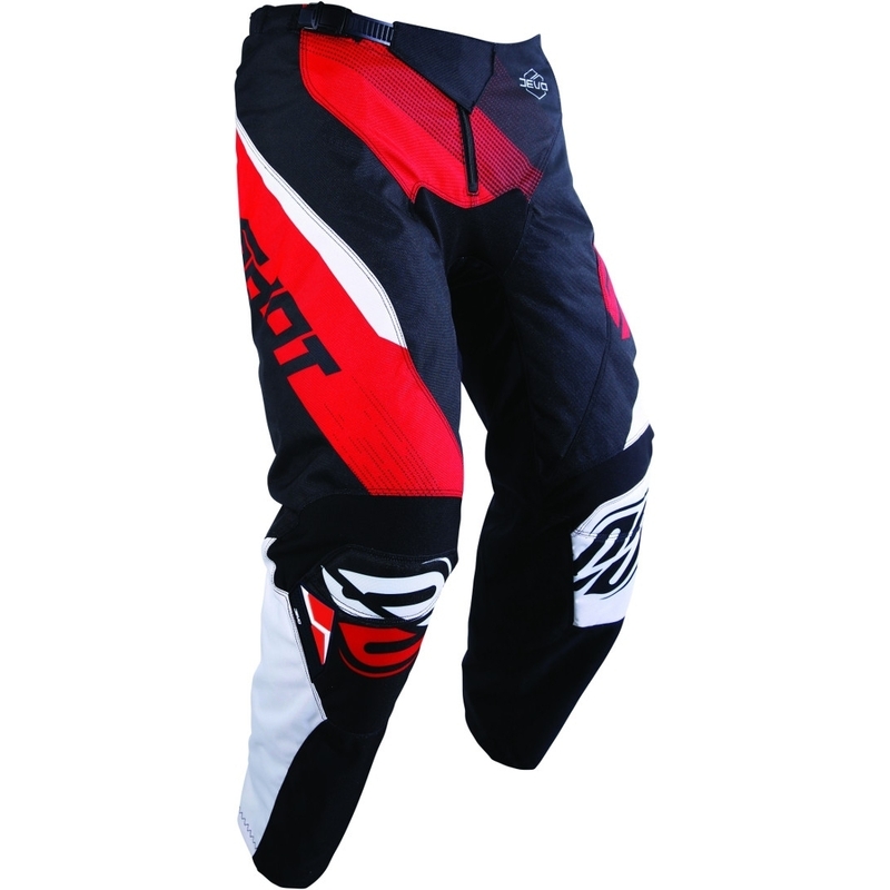 Pantaloni Motocross Shot DEVO Ultimate negru-roșu lichidare