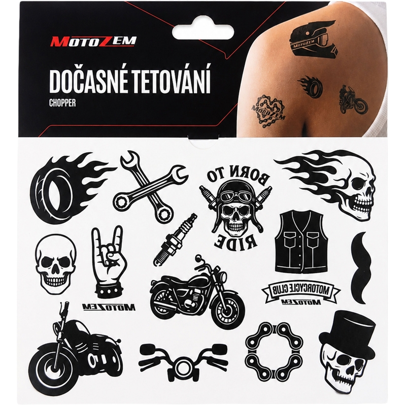 Tatuaj temporar MotoZem Chopper