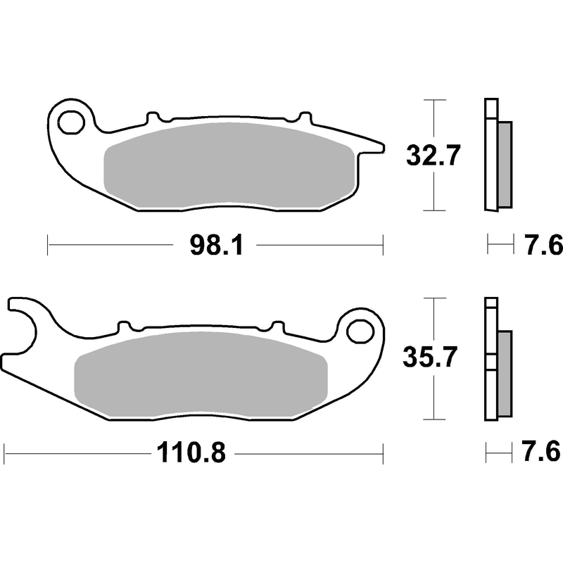 Placute de frana BREMBO CC ROAD