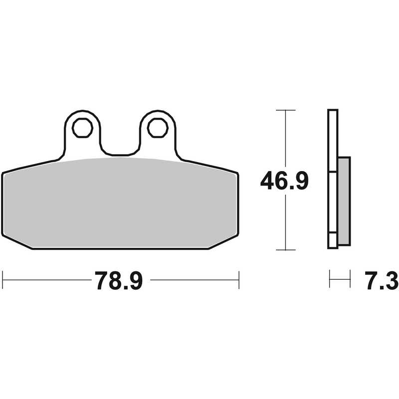 Placute de frana BREMBO CC ROAD