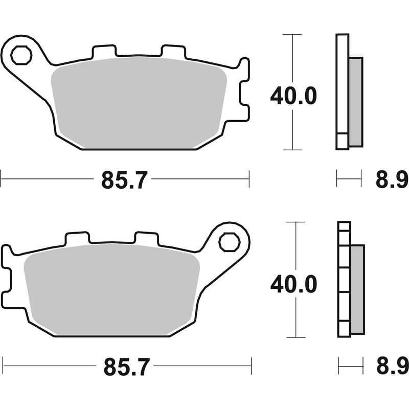Placute de frana BREMBO CC ROAD