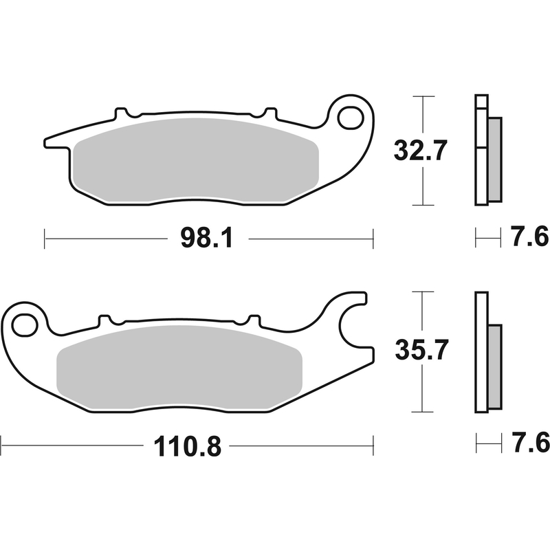 Placute de frana BREMBO CC ROAD