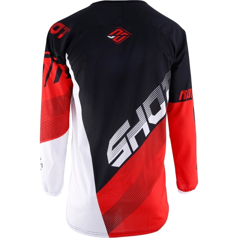 Tricoul de motocros Shot DEVO Ultimate negru-roșu