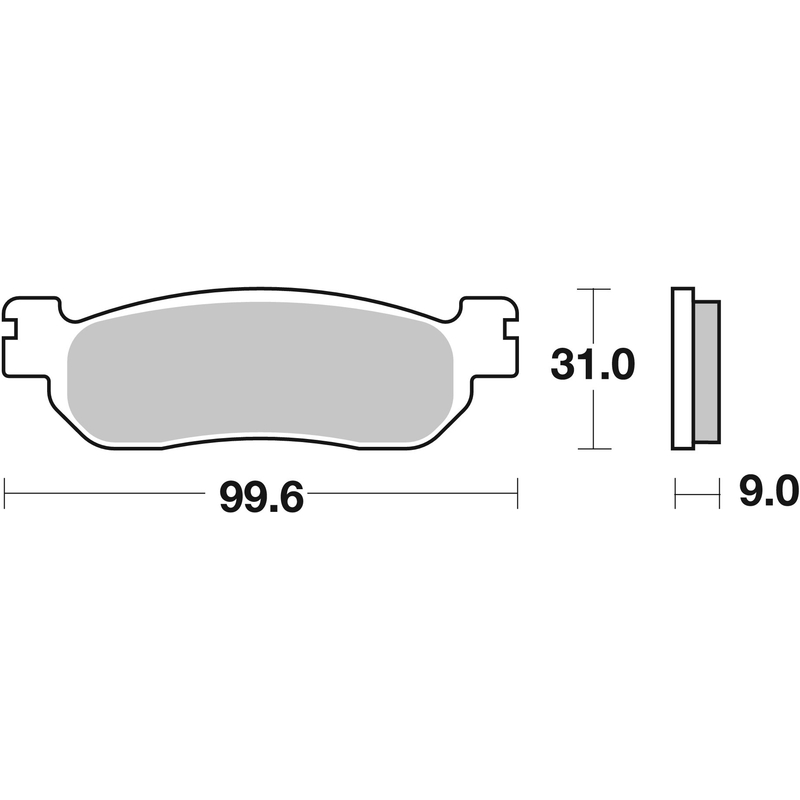 Placute de frana BREMBO CC SCOOTER
