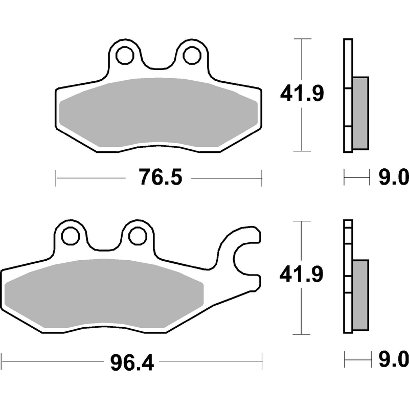 Placute de frana BREMBO CC SCOOTER