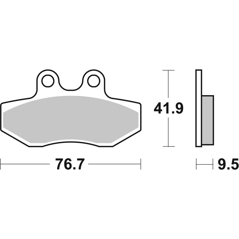 Placute de frana BREMBO CC SCOOTER