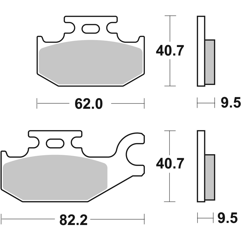 Placute de frana BREMBO CC SCOOTER