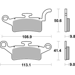 Placute de frana BREMBO 07093 CC SCOOTER