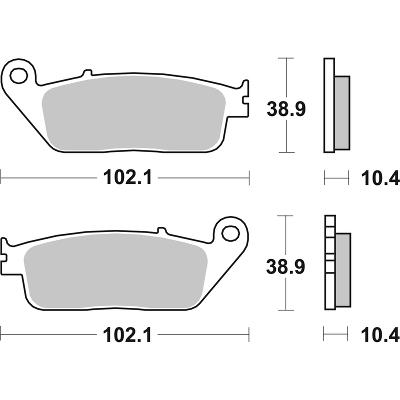 Placute de frana BREMBO CC SCOOTER