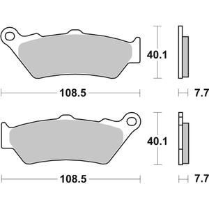 Placute de frana BREMBO 07BB03SA
