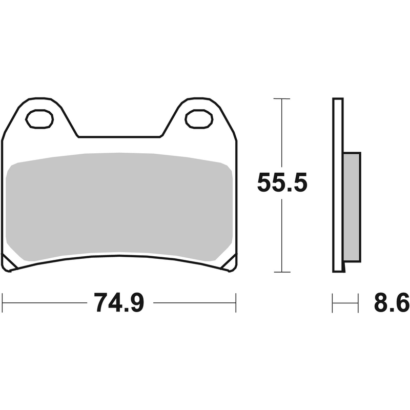 Placute de frana BREMBO