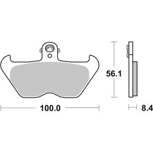 Placute de frana BREMBO 07BB24SA