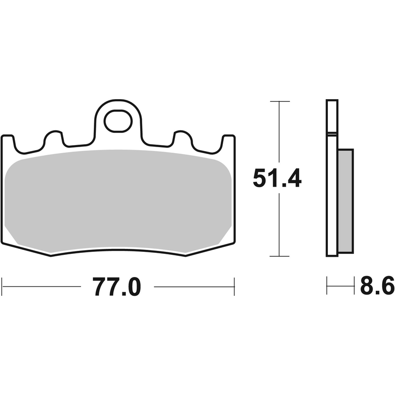 Placute de frana BREMBO