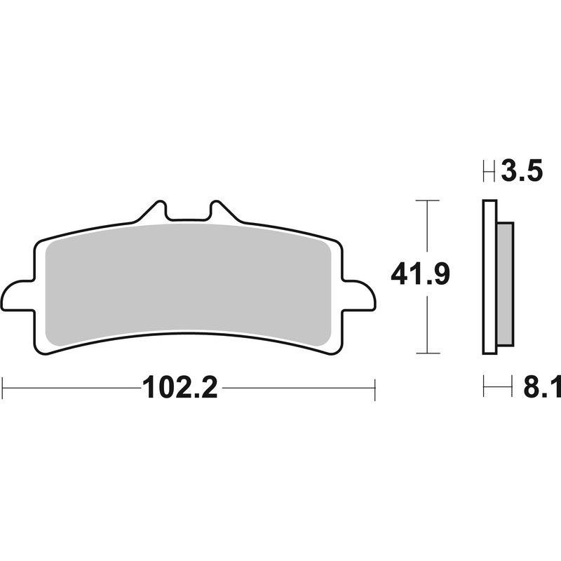 Placute de frana BREMBO