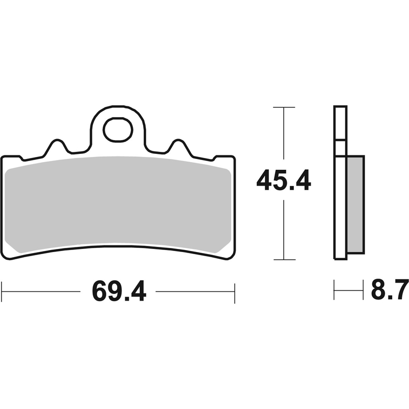 Placute de frana BREMBO