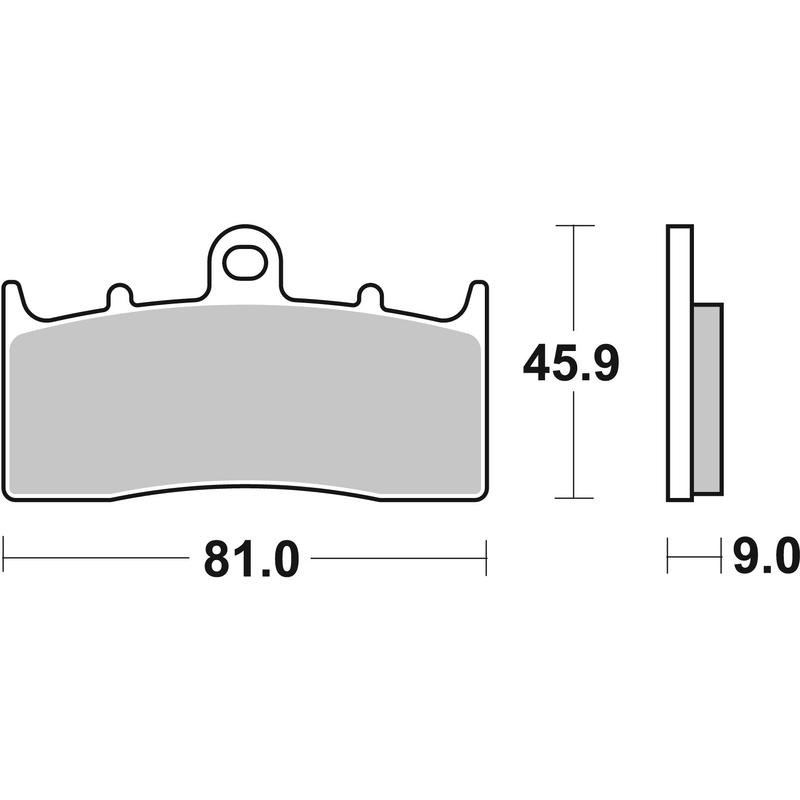 Placute de frana BREMBO