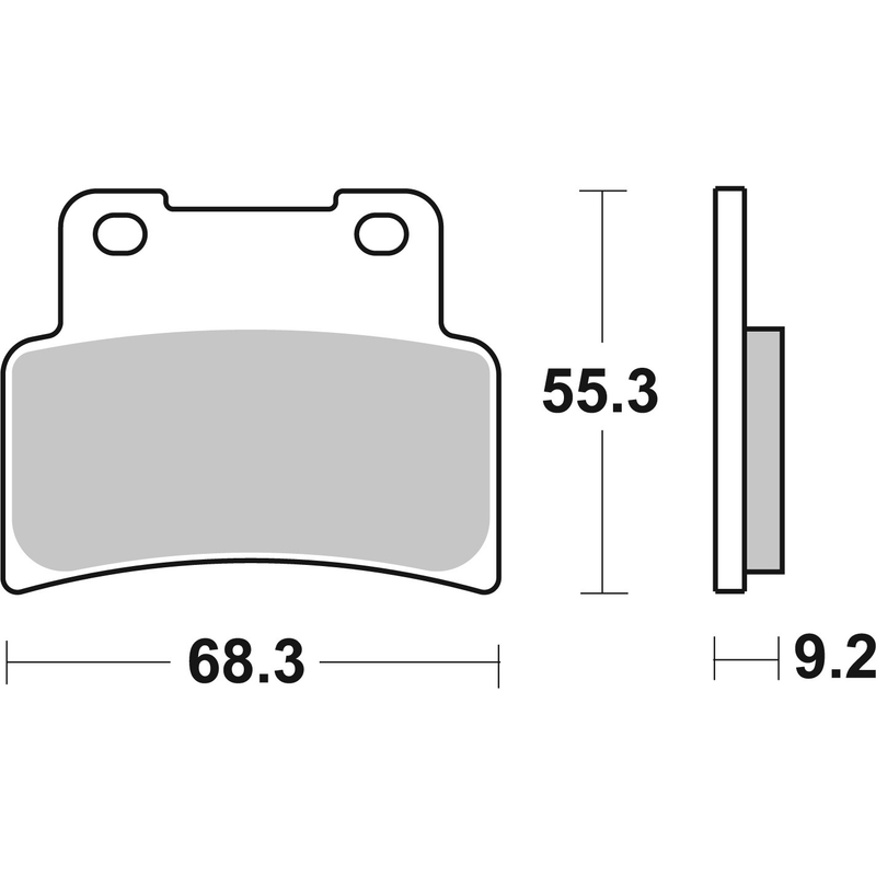 Placute de frana BREMBO
