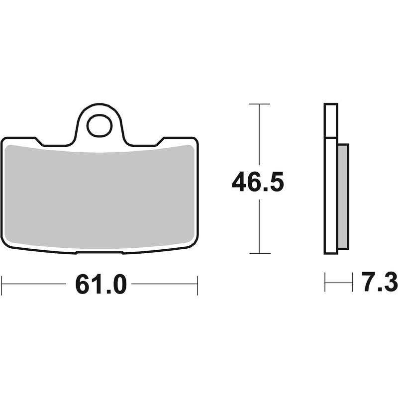 Placute de frana BREMBO pentru BUELL XB12R 1200 Firebolt 2009-2010, BUELL XB12Ss 1200 Lightning Long 2009-2010