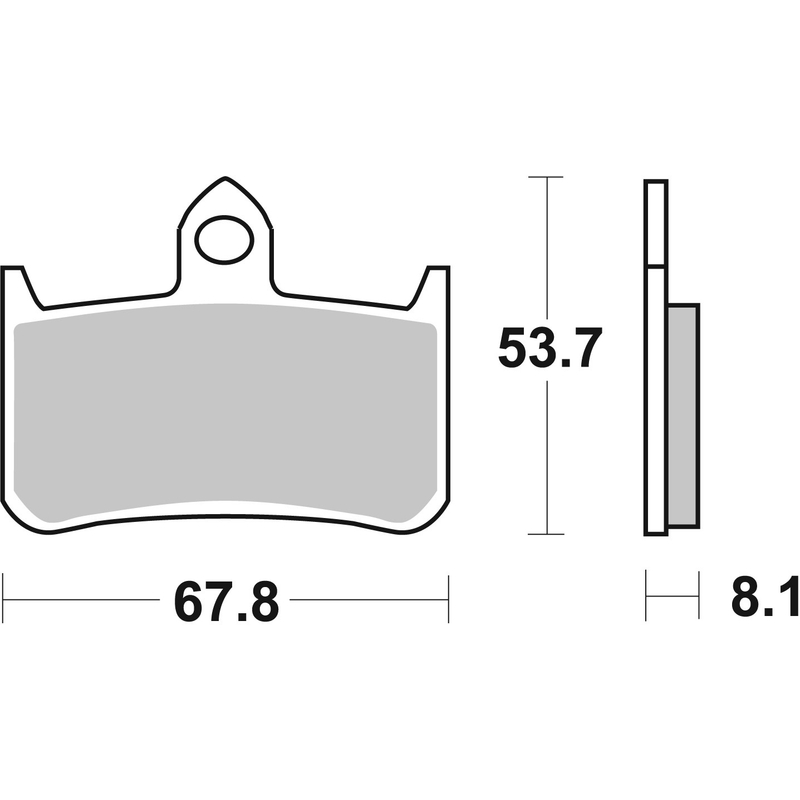Placute de frana BREMBO lichidare