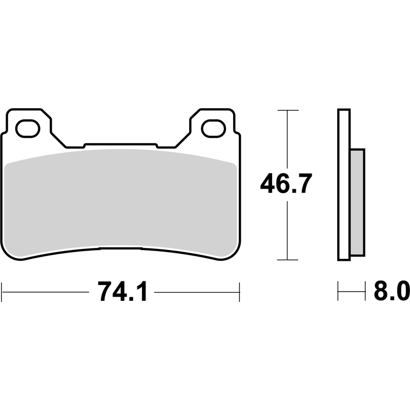 Placute de frana BREMBO