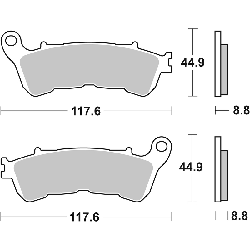 Placute de frana BREMBO