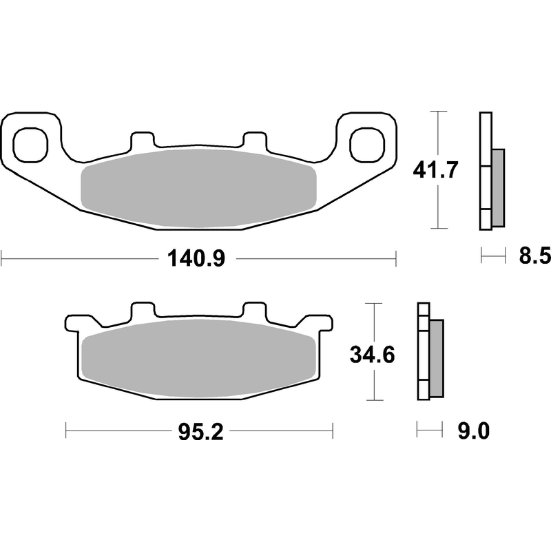 Placute de frana BREMBO