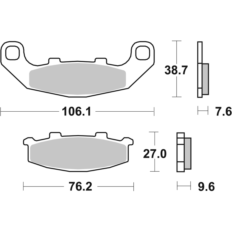 Placute de frana BREMBO