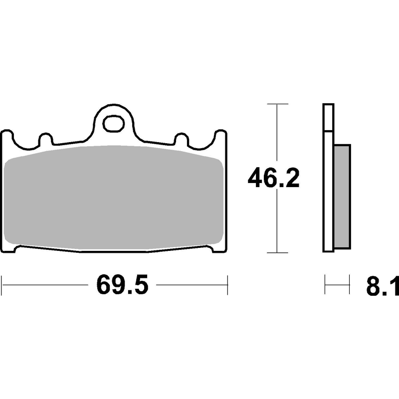 Placute de frana BREMBO