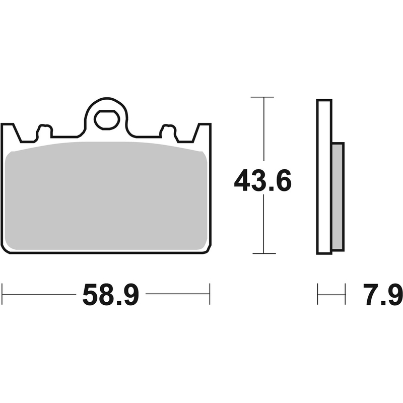 Placute de frana BREMBO pentru KAWASAKI ZXR 400 1991-2002