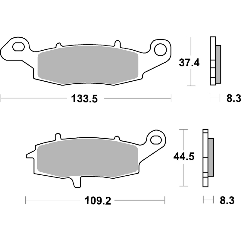 Placute de frana BREMBO