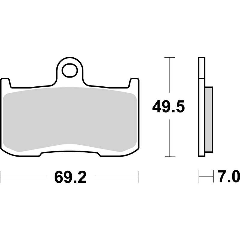 Placute de frana BREMBO