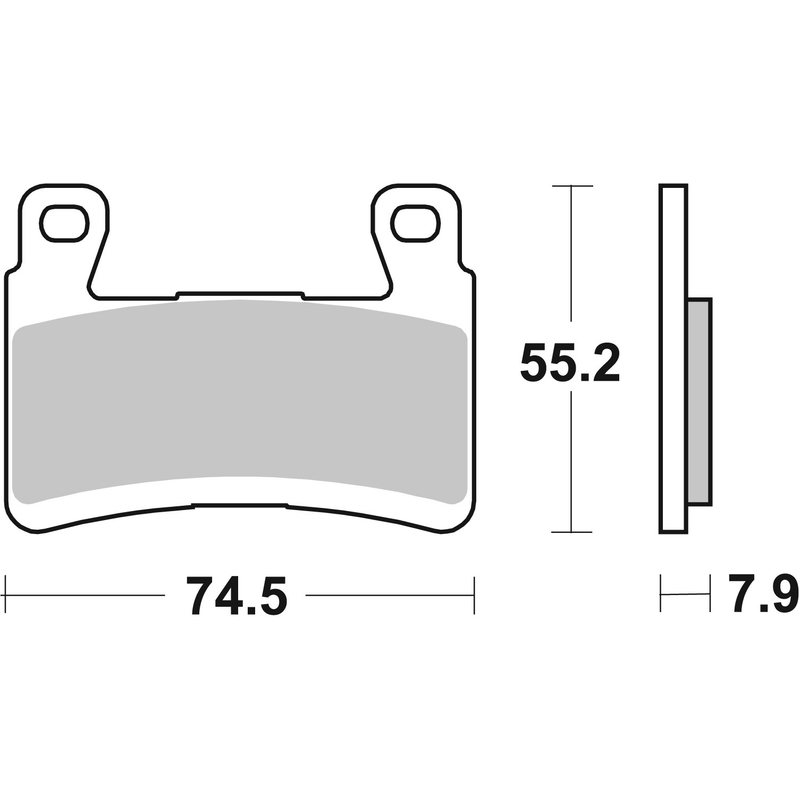 Placute de frana BREMBO