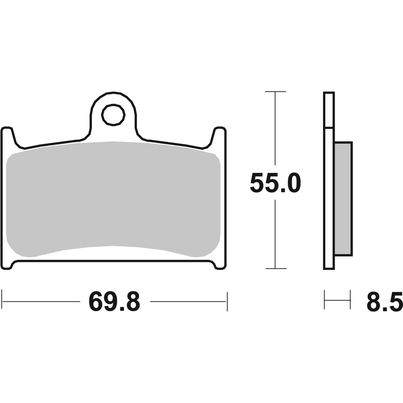 Placute de frana BREMBO