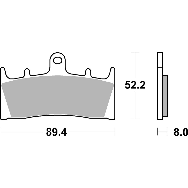 Placute de frana BREMBO