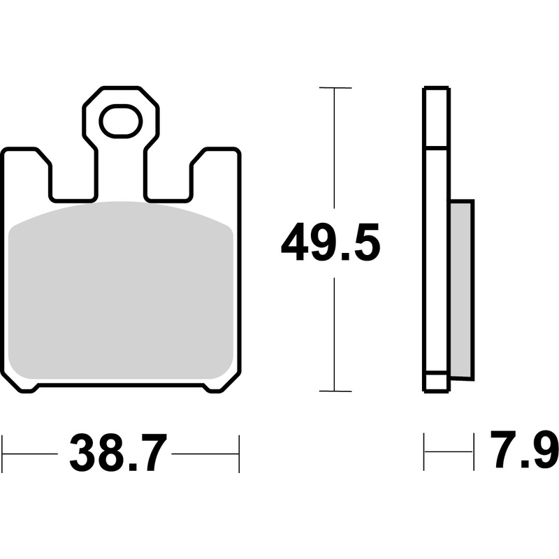 Placute de frana BREMBO
