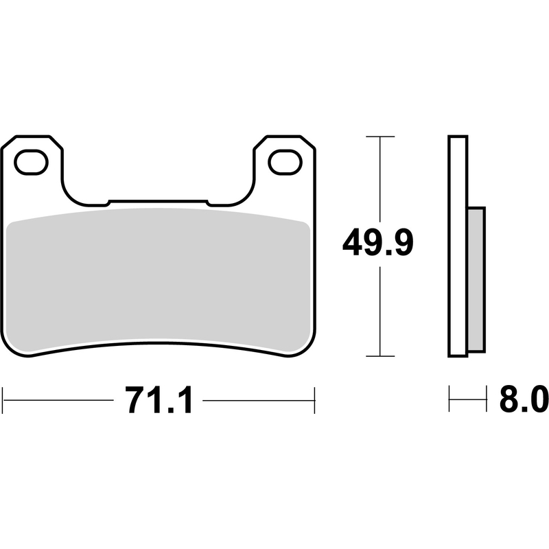 Placute de frana BREMBO