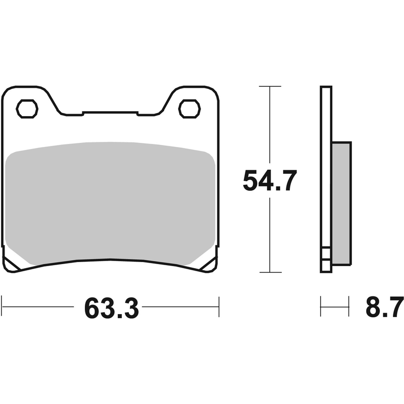 Placute de frana BREMBO