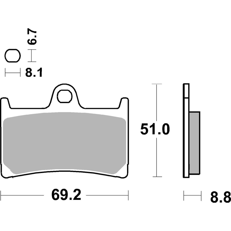 Placute de frana BREMBO