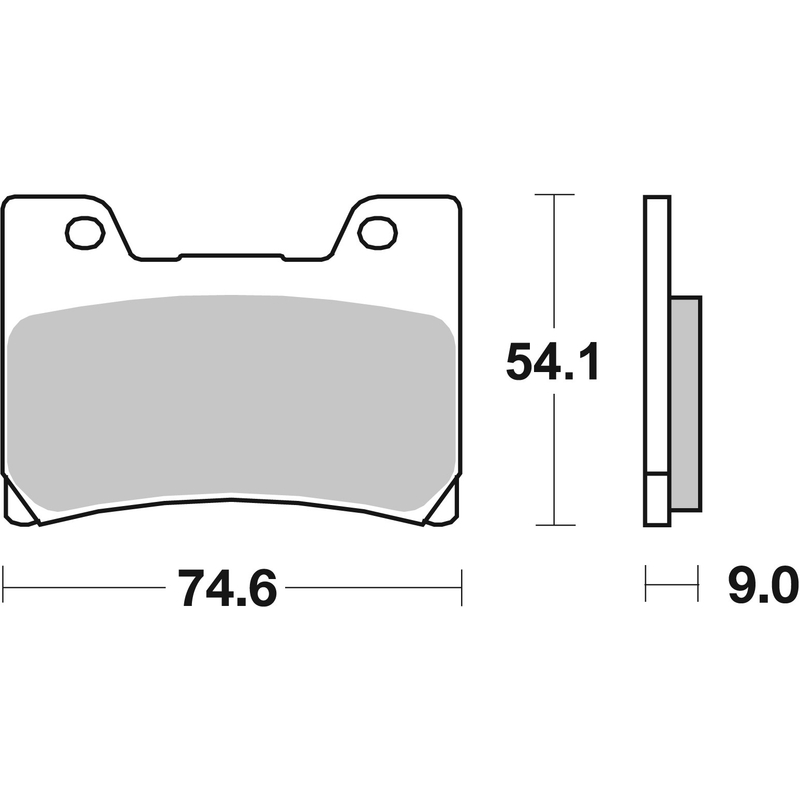 Placute de frana BREMBO