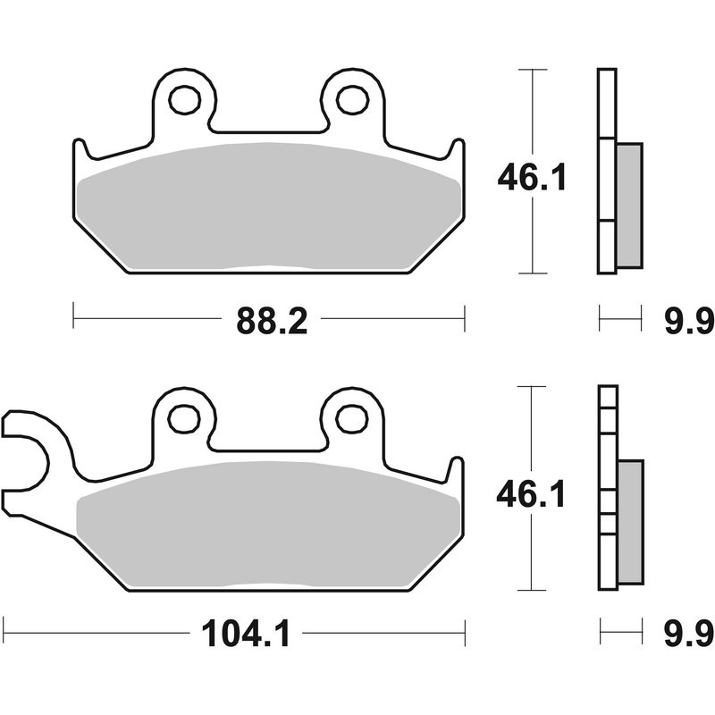 Placute de frana BREMBO