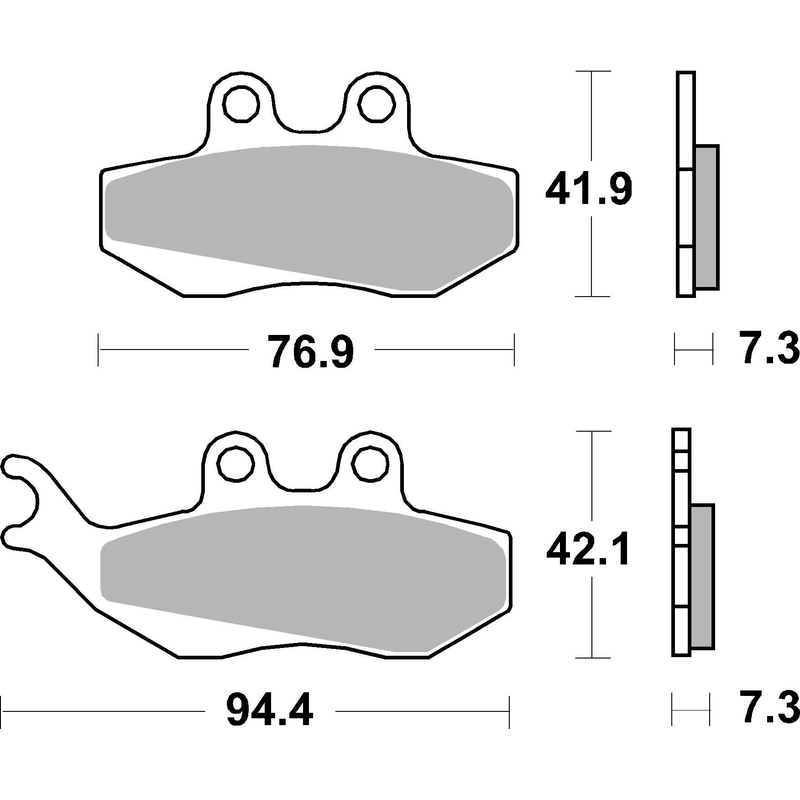 Placute de frana BREMBO