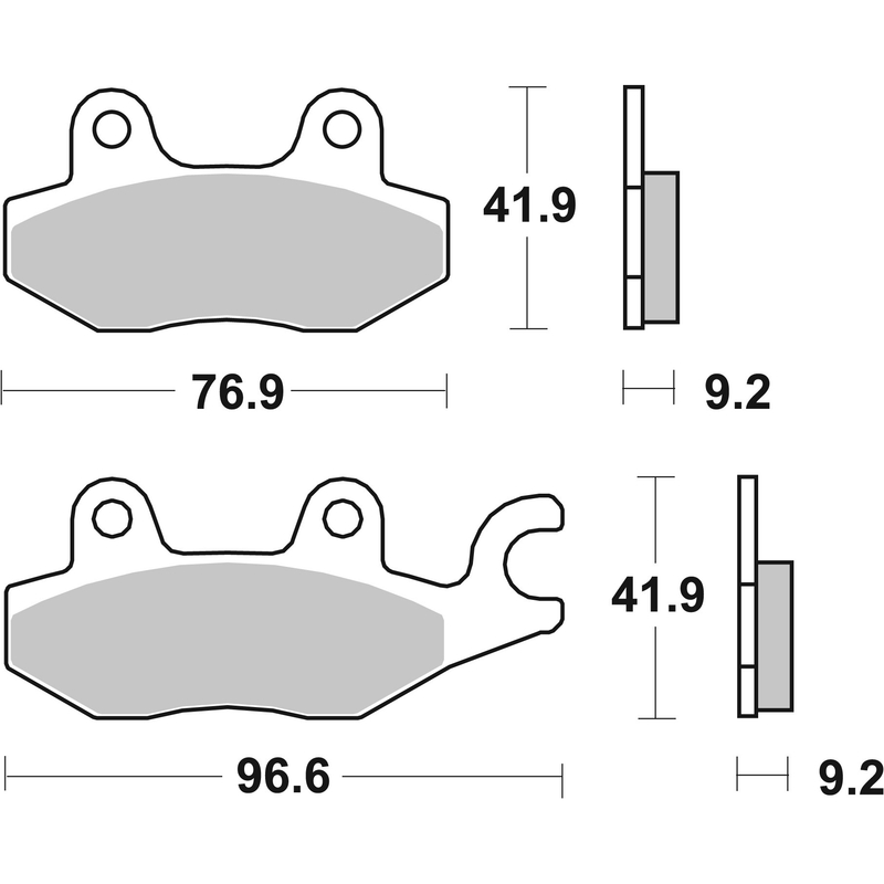 Placute de frana BREMBO