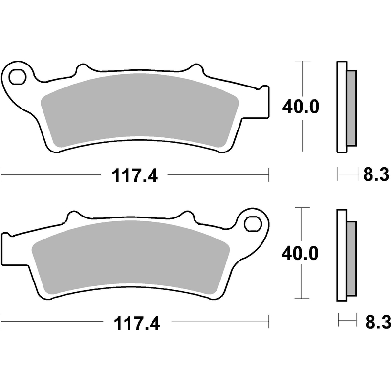 Placute de frana BREMBO